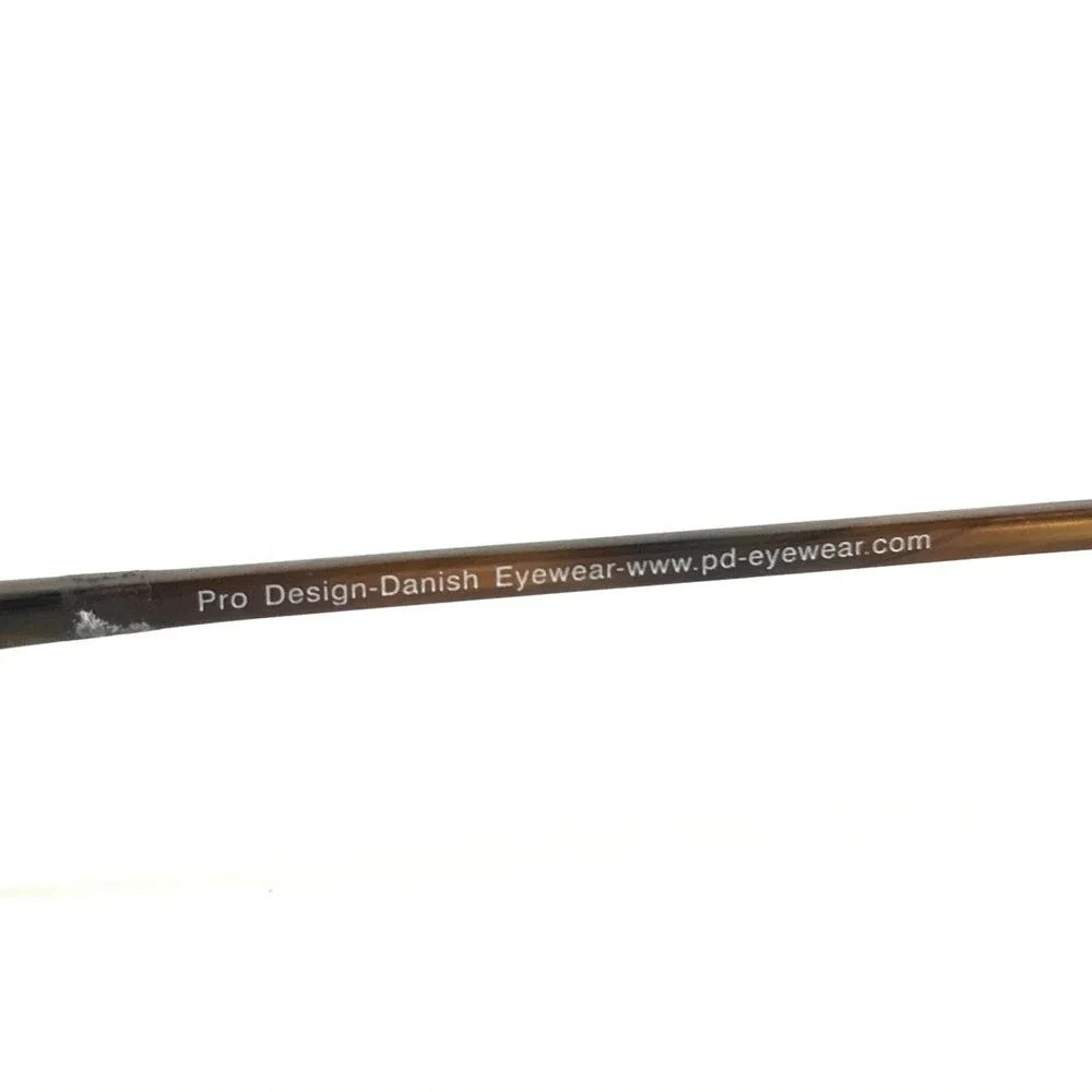Prodesign 1602 C. 5532 Eyeglasses Frames Brown Horn Rectangular 51-17-140